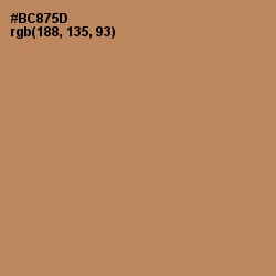 #BC875D - Muddy Waters Color Image