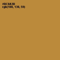 #BC8A3B - Marigold Color Image
