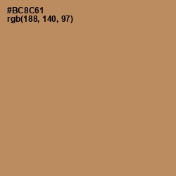 #BC8C61 - Teak Color Image