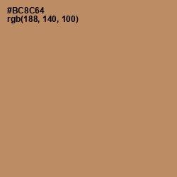 #BC8C64 - Teak Color Image