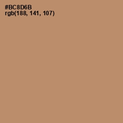 #BC8D6B - Teak Color Image