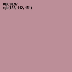 #BC8E97 - Quicksand Color Image