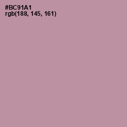 #BC91A1 - Amethyst Smoke Color Image