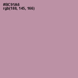 #BC91A6 - Amethyst Smoke Color Image