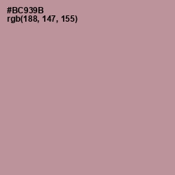 #BC939B - Thatch Color Image