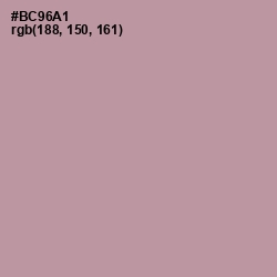 #BC96A1 - Amethyst Smoke Color Image