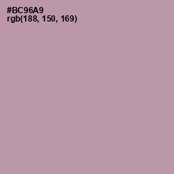 #BC96A9 - Amethyst Smoke Color Image