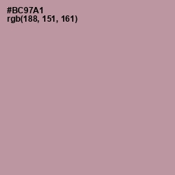 #BC97A1 - Amethyst Smoke Color Image