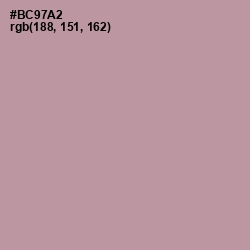 #BC97A2 - Amethyst Smoke Color Image