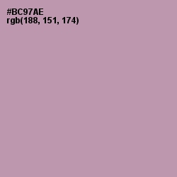 #BC97AE - Amethyst Smoke Color Image