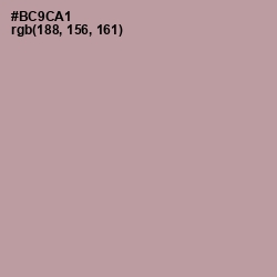 #BC9CA1 - Amethyst Smoke Color Image