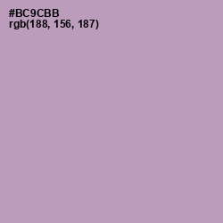 #BC9CBB - Amethyst Smoke Color Image