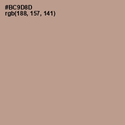 #BC9D8D - Quicksand Color Image