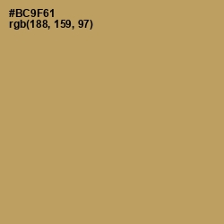 #BC9F61 - Teak Color Image