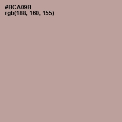 #BCA09B - Taupe Gray Color Image