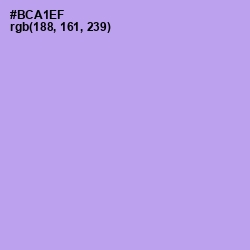#BCA1EF - Biloba Flower Color Image