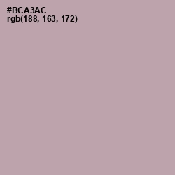 #BCA3AC - Silk Color Image