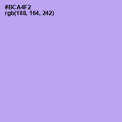 #BCA4F2 - Biloba Flower Color Image