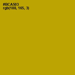 #BCA503 - Sahara Color Image