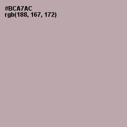 #BCA7AC - Silk Color Image