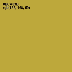 #BCA83B - Lemon Ginger Color Image