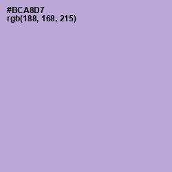 #BCA8D7 - Cold Purple Color Image