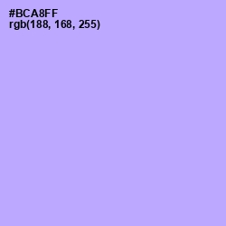 #BCA8FF - Biloba Flower Color Image