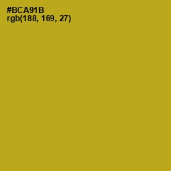 #BCA91B - Sahara Color Image