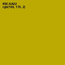 #BCAA02 - Sahara Color Image