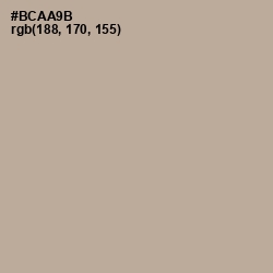 #BCAA9B - Taupe Gray Color Image
