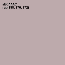 #BCAAAC - Silk Color Image