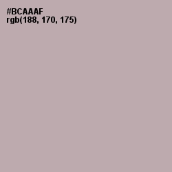 #BCAAAF - Nobel Color Image