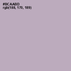 #BCAABD - Pink Swan Color Image