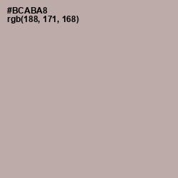 #BCABA8 - Silk Color Image