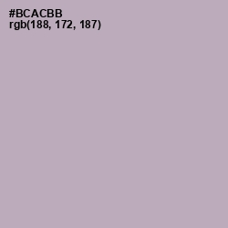 #BCACBB - Pink Swan Color Image