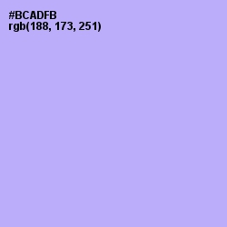 #BCADFB - Biloba Flower Color Image