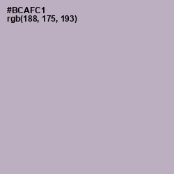 #BCAFC1 - London Hue Color Image