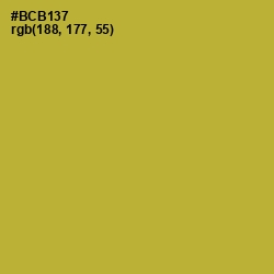 #BCB137 - Lemon Ginger Color Image