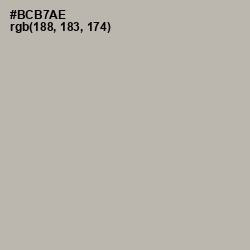 #BCB7AE - Silk Color Image