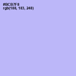 #BCB7F8 - Perano Color Image