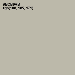 #BCB9AB - Silk Color Image