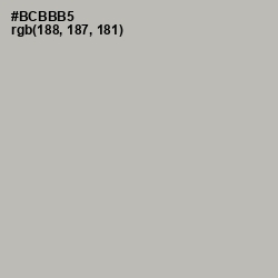 #BCBBB5 - Tide Color Image