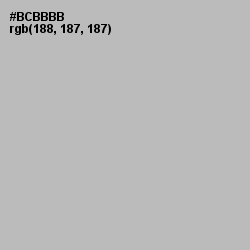 #BCBBBB - Pink Swan Color Image