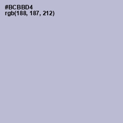 #BCBBD4 - Lavender Gray Color Image