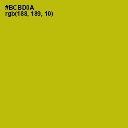 #BCBD0A - Sahara Color Image