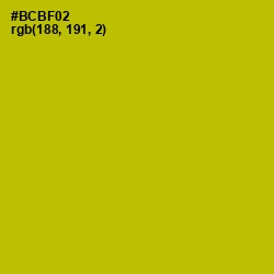 #BCBF02 - Sahara Color Image