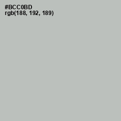 #BCC0BD - Green Spring Color Image