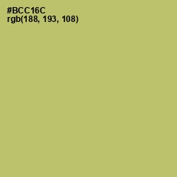 #BCC16C - Wild Willow Color Image