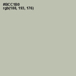 #BCC1B0 - Green Spring Color Image