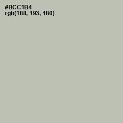 #BCC1B4 - Green Spring Color Image